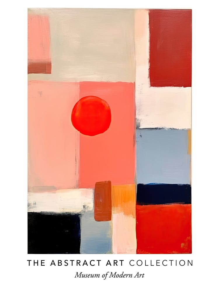 Colourful Abstract 3 Exhibition Poster