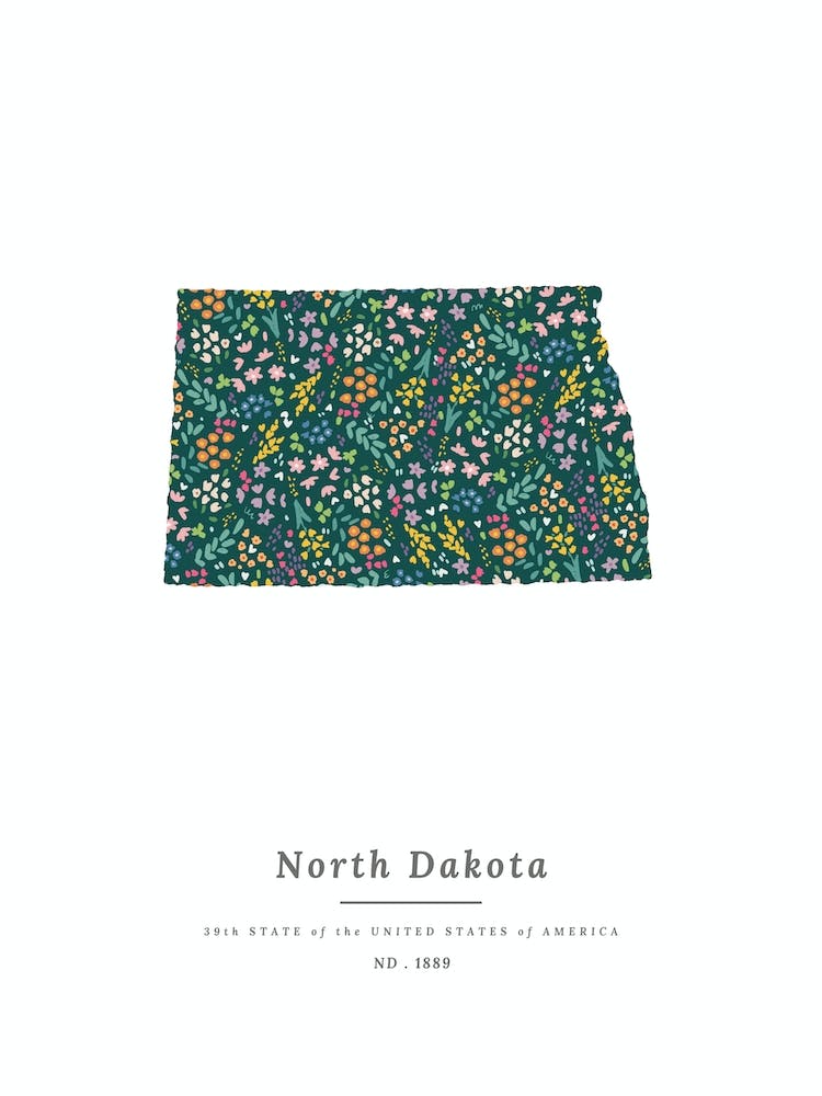 North Dakota State | Wildflowers on Juniper Green