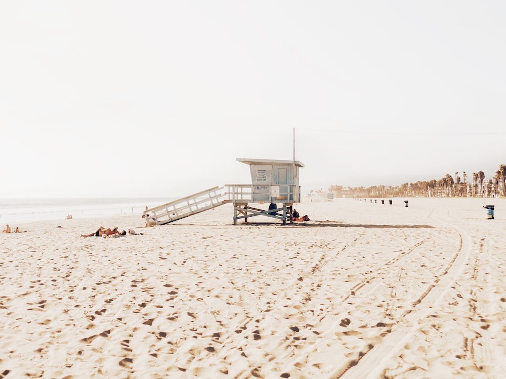 Lifeguard Shack On Beach