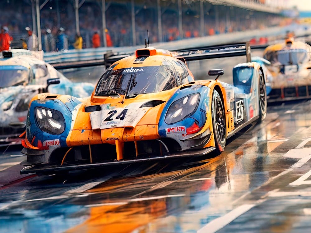 Wet Race Track