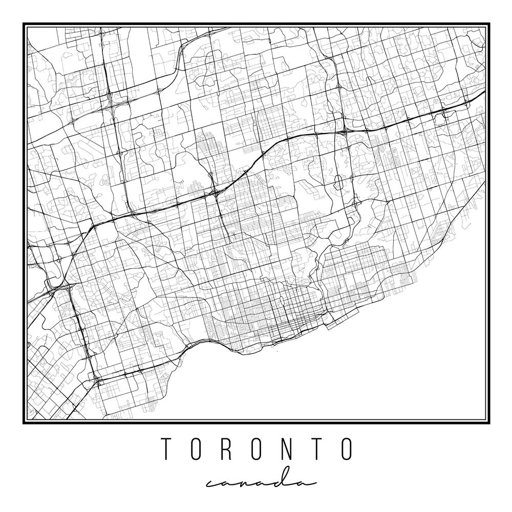 Toronto Canada Street Map
