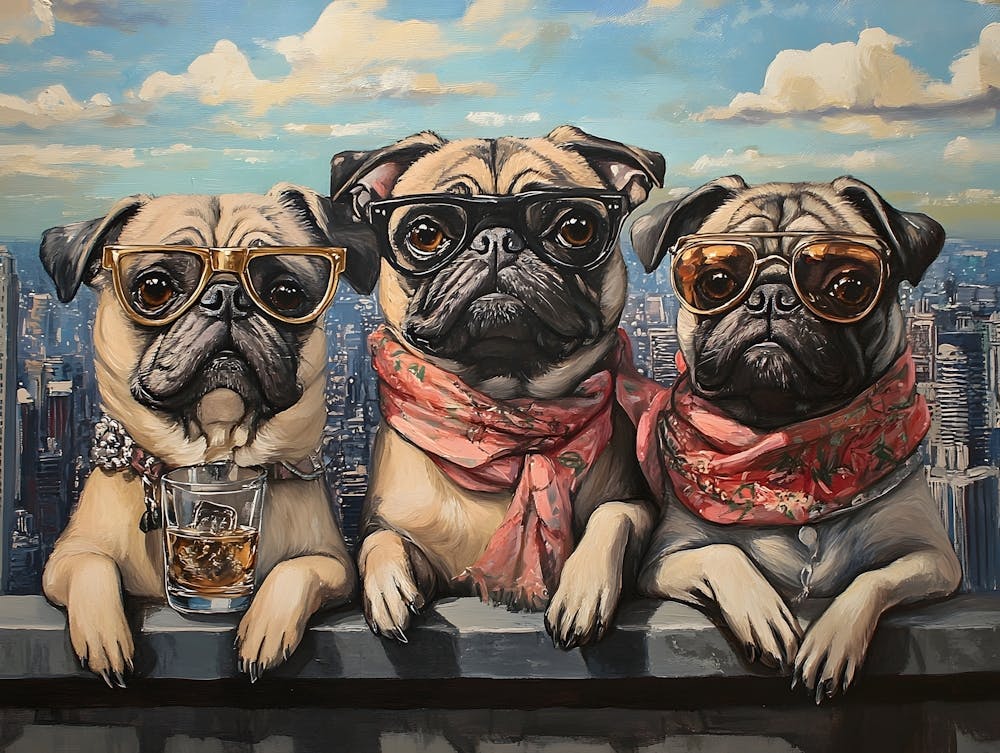 Elegant Pugs 3