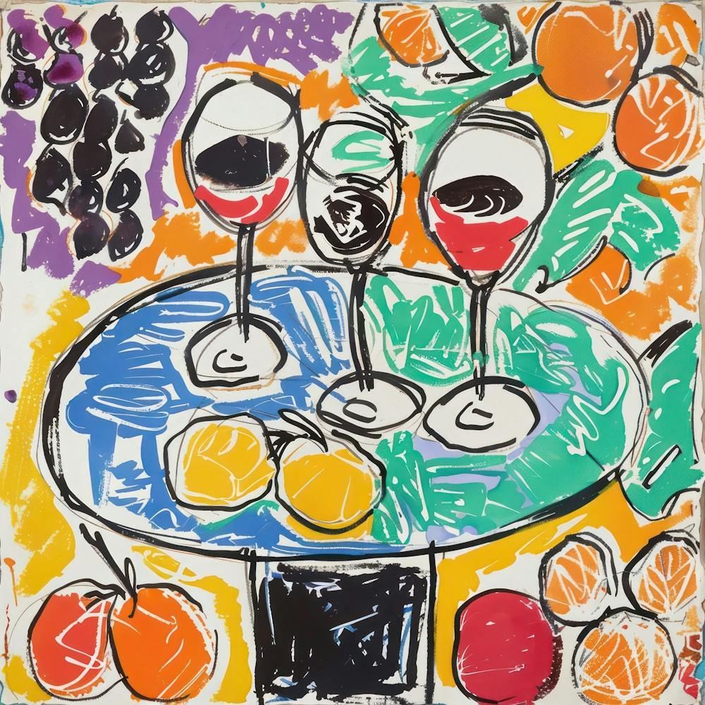 Wine Lunch Matisse Style 7