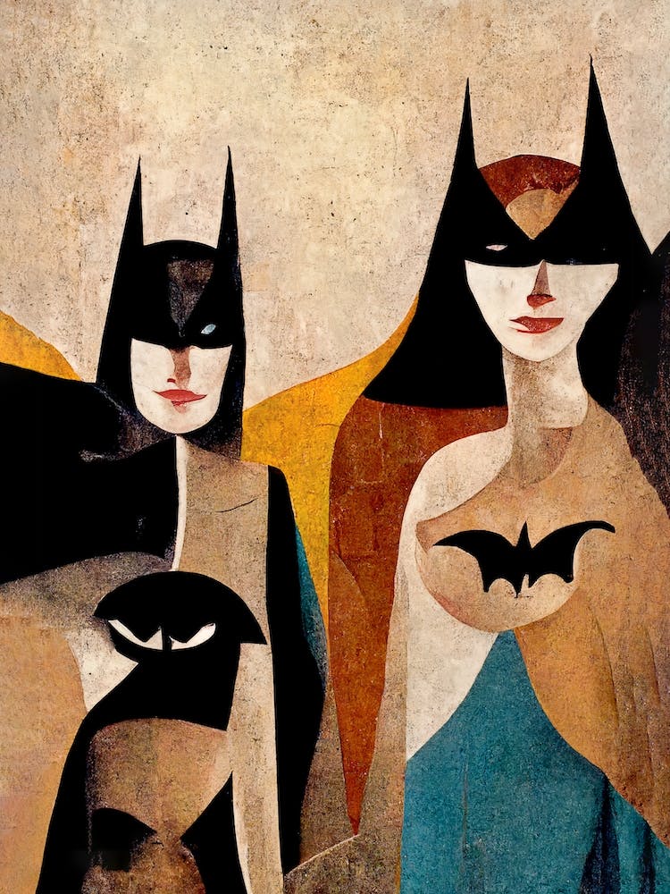 Le Demoiselle De Gotham Batwomen Picasso