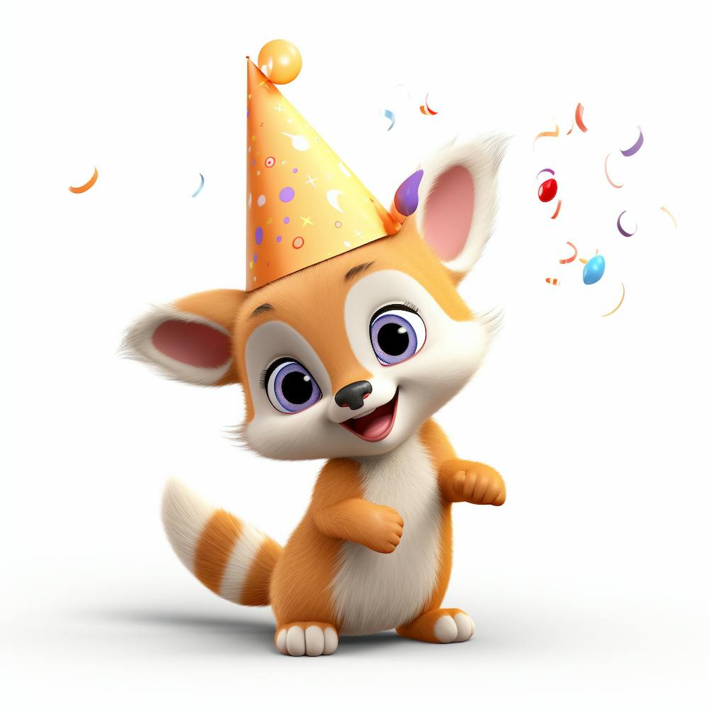 Birthday Fox