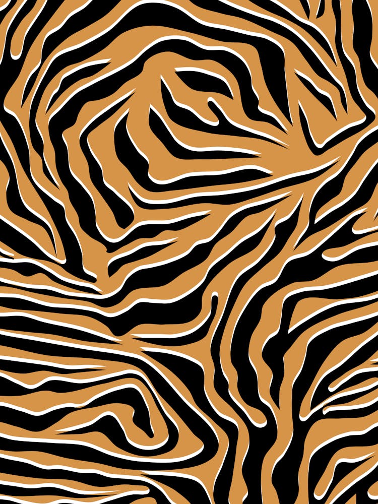 Tiger Wild Animal Print