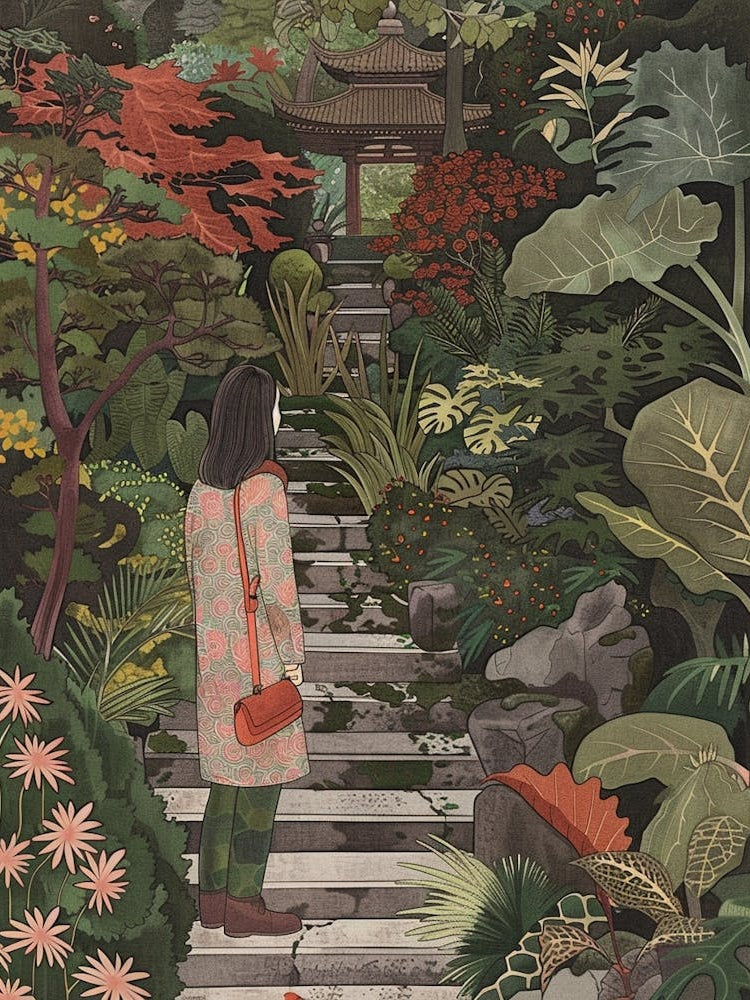 In The Garden Ryoan Ji Garden Japan 4