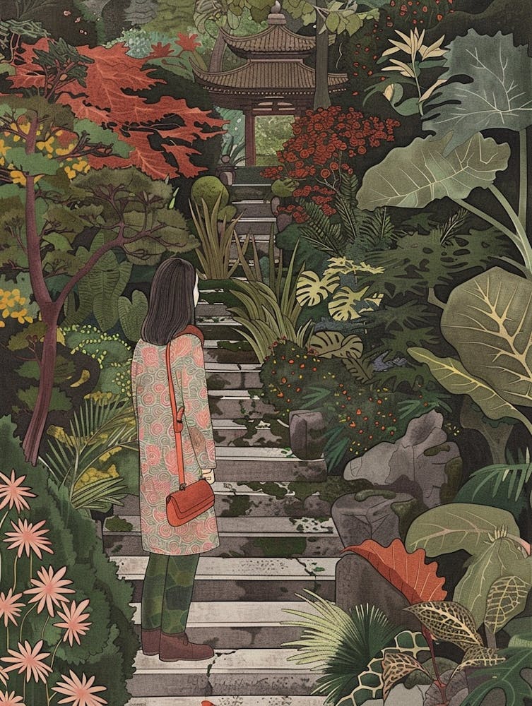 In The Garden Ryoan Ji Garden Japan 4