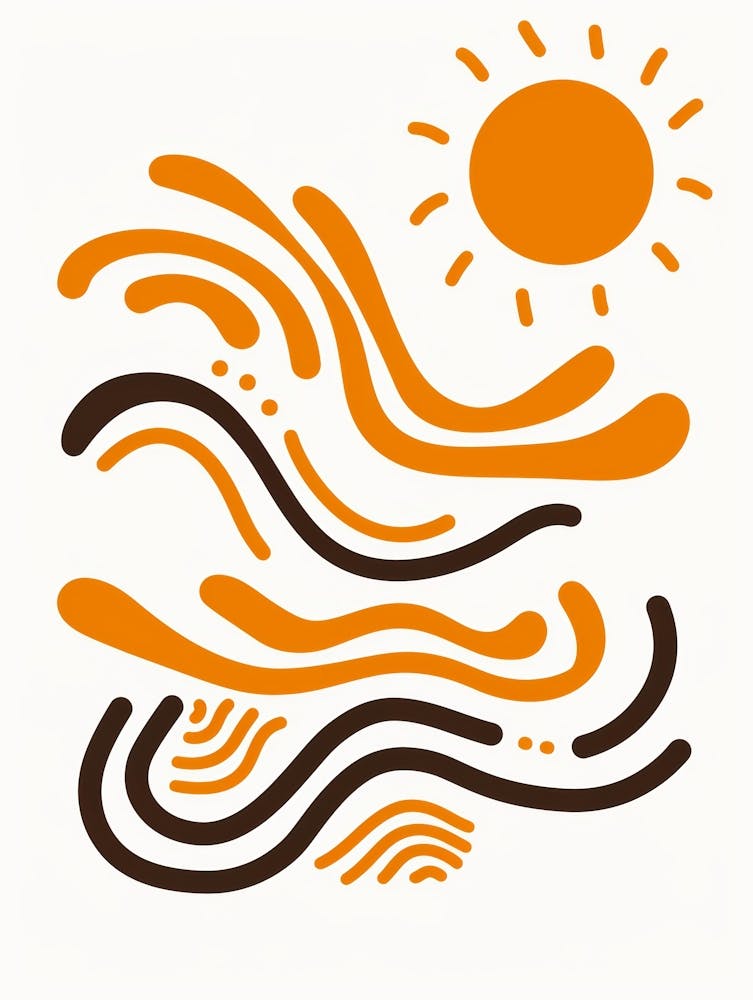 Sun And Waves