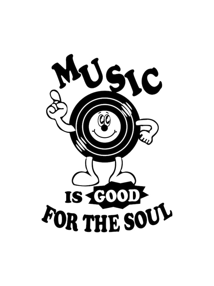 Music Is Good For The Soul Vinyl Record Mantra