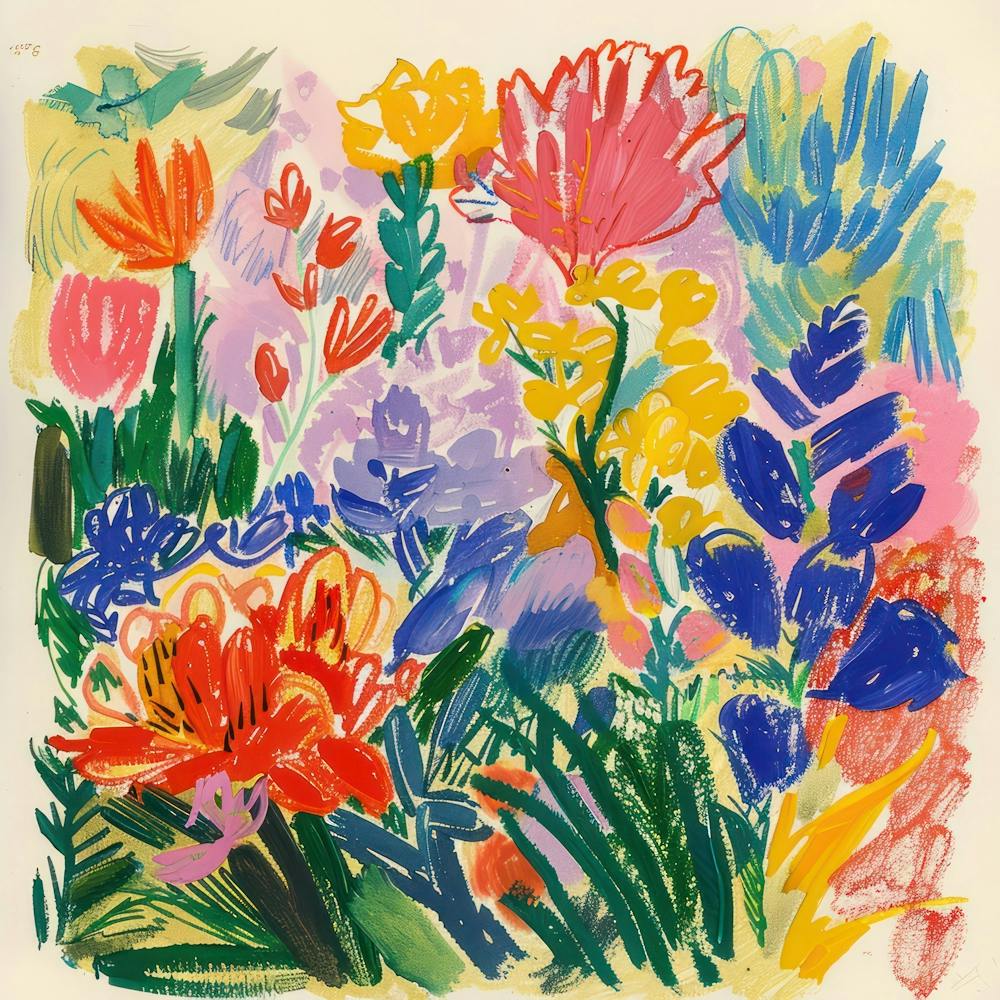Floral Painting Matisse Style 8