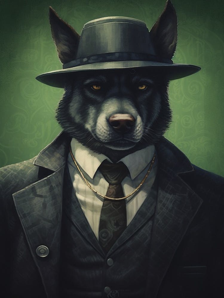 Gangster Dog Norwegian Elkhound