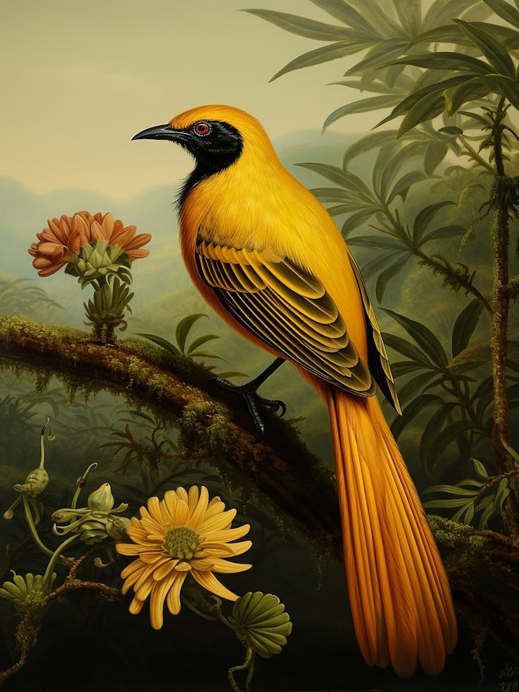 Paradise Serenade: Bird-of-Paradise Poster