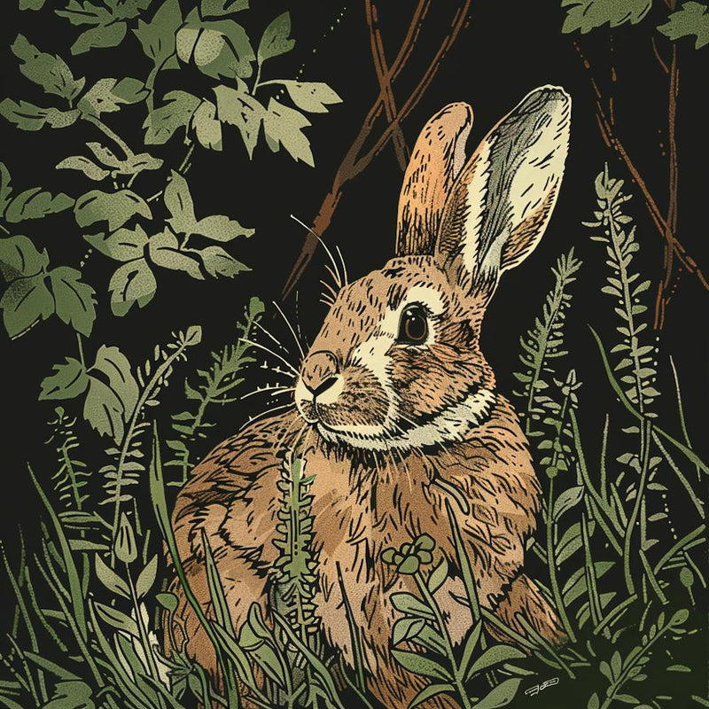Rabbit In The Woods 1