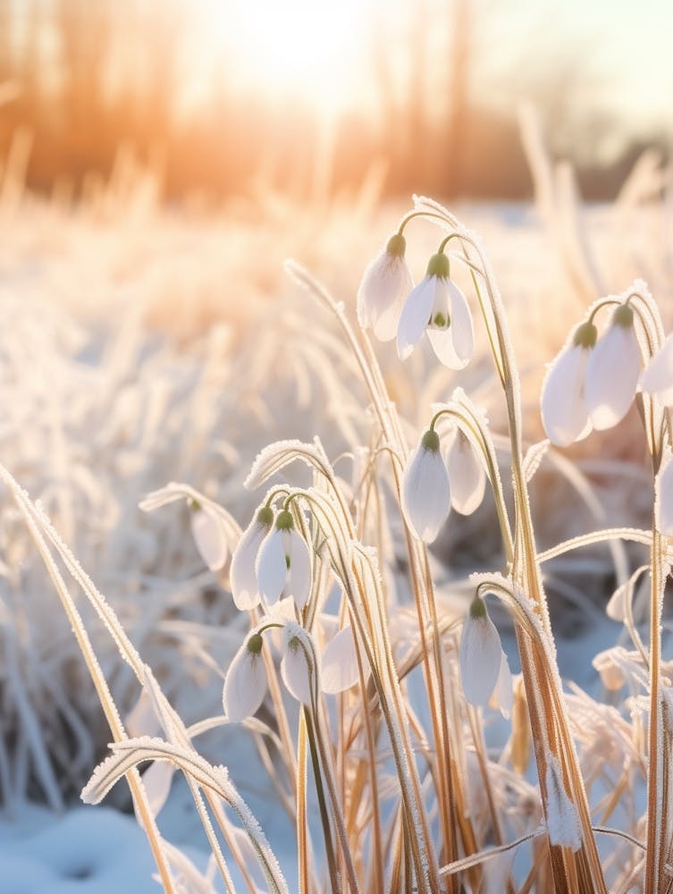 Frosty Botanical Snowdrop 1