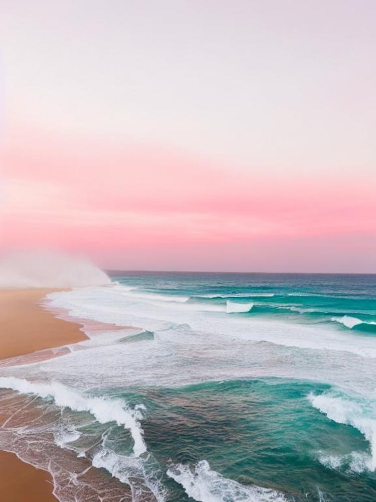 Cronulla Beach, Australie Photographie Rose 1