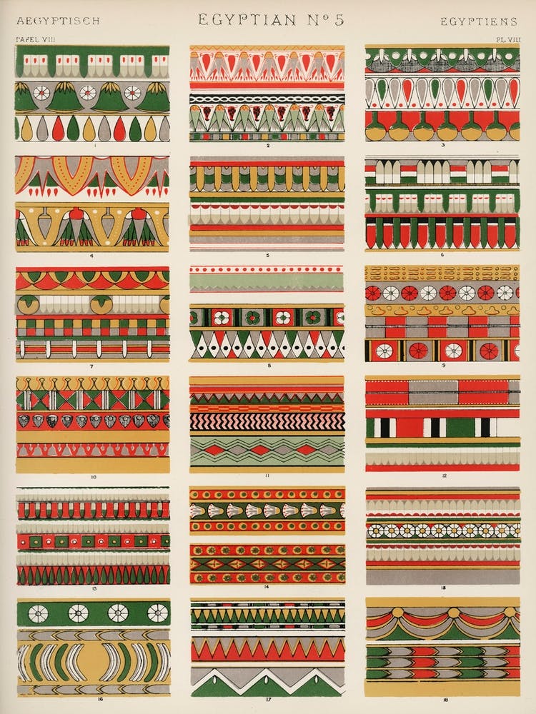 Vintage Pattern Illustration, Owen Jones        