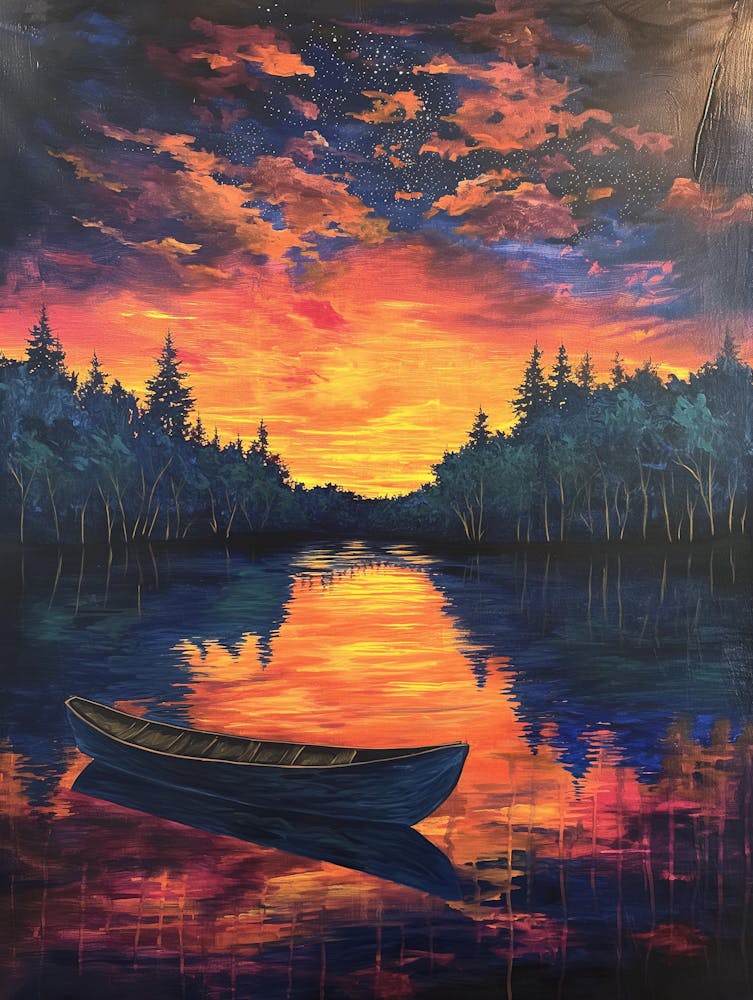 Sunset On The Lake