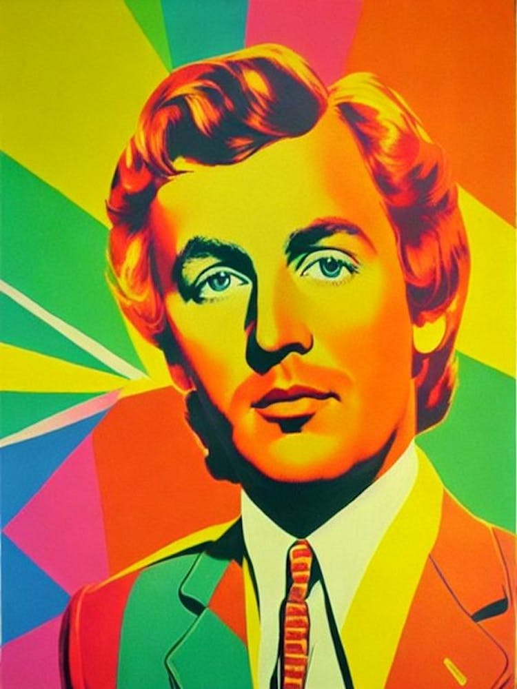 Benson Boone Colourful Pop Art