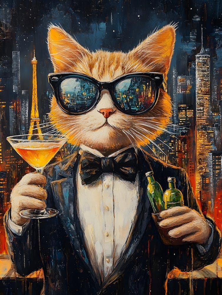 Cat In Tuxedo