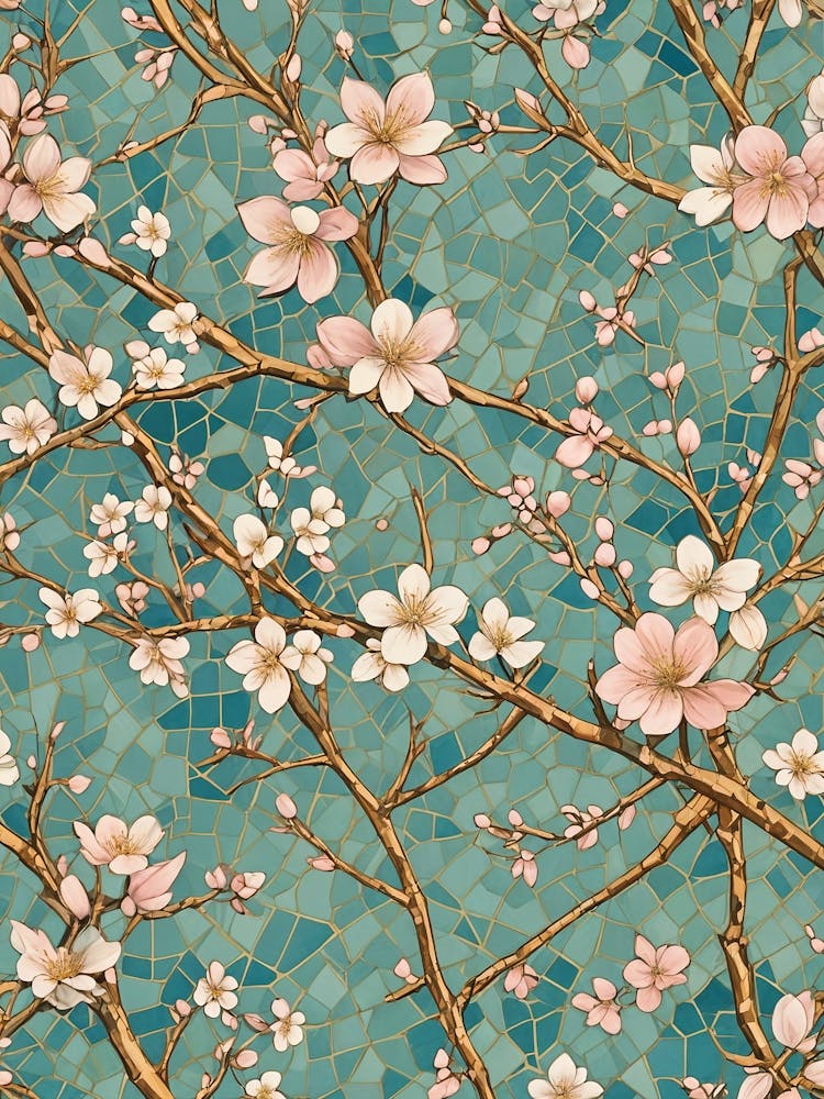 Cherry Blossom Mosaic no4