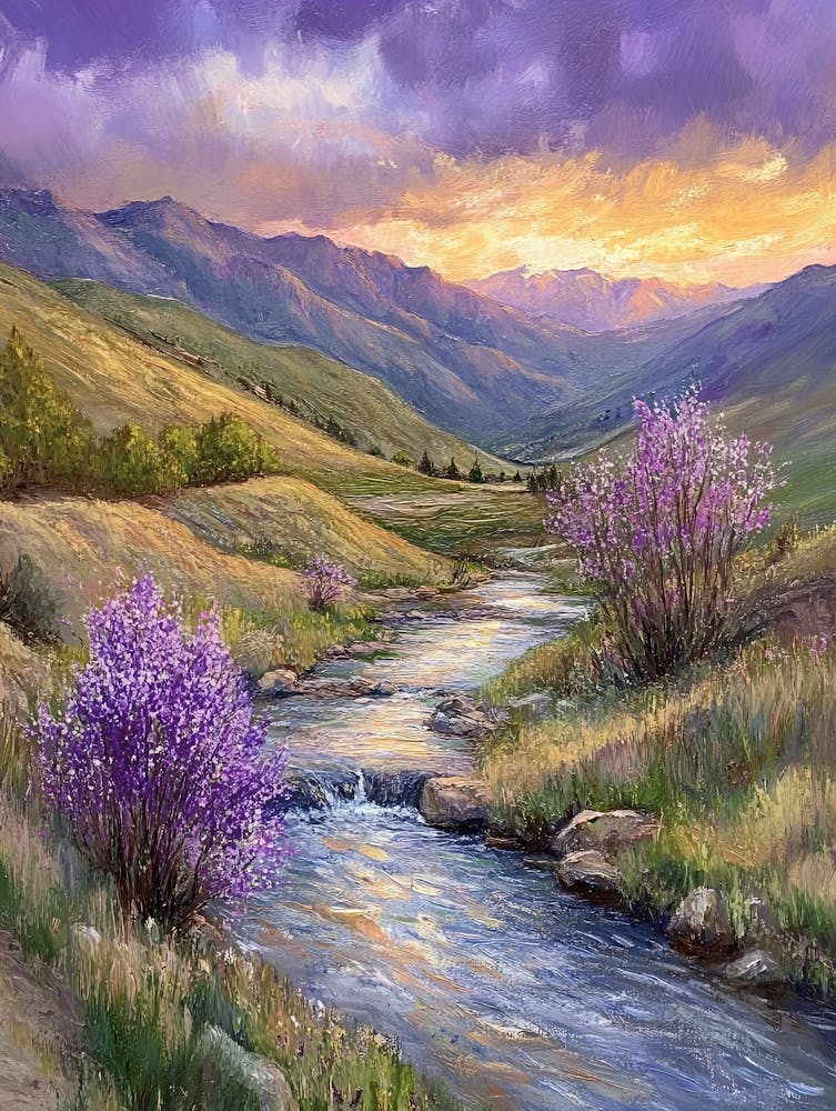 Stream In The Mountains