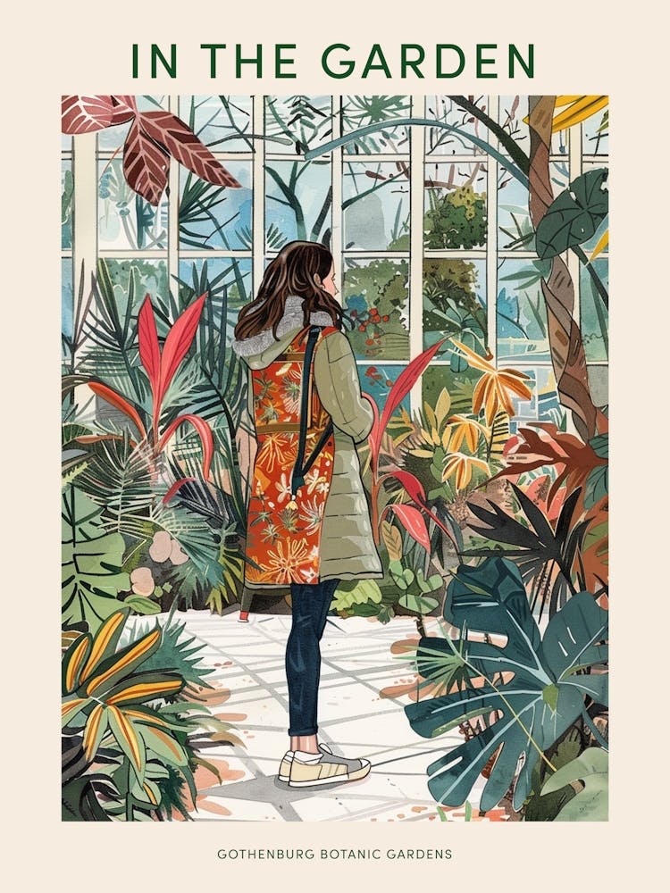 In The Garden Poster Gothenburg Botanic Gardens Sweden