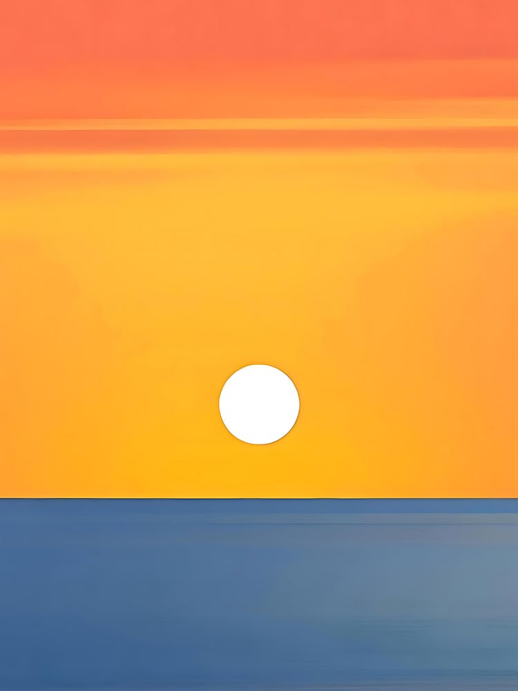 Sunset Over The Ocean 9