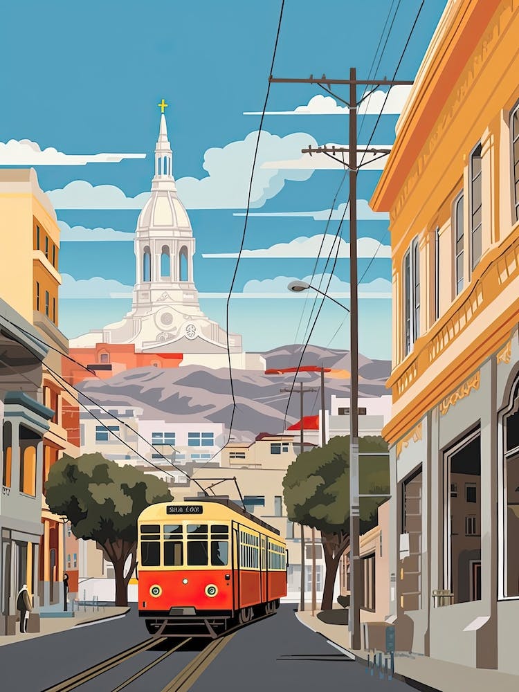 Cape Town, South Africa, Graphic Illustration 3