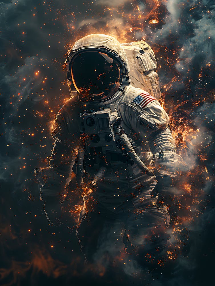 Astronaut In Space 2