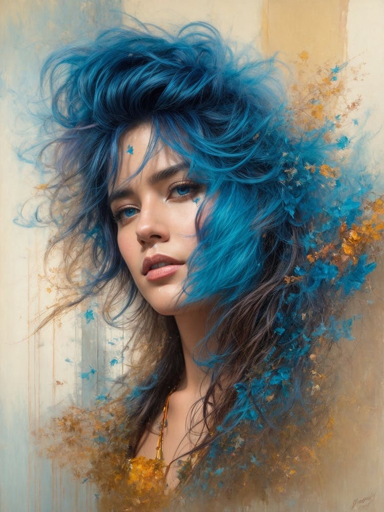 Blue Haired Girl