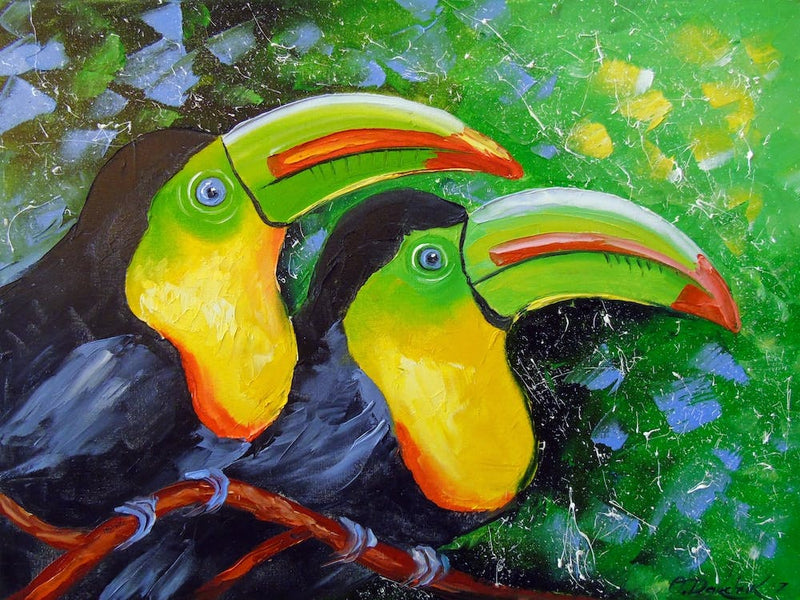 Pair of toucans