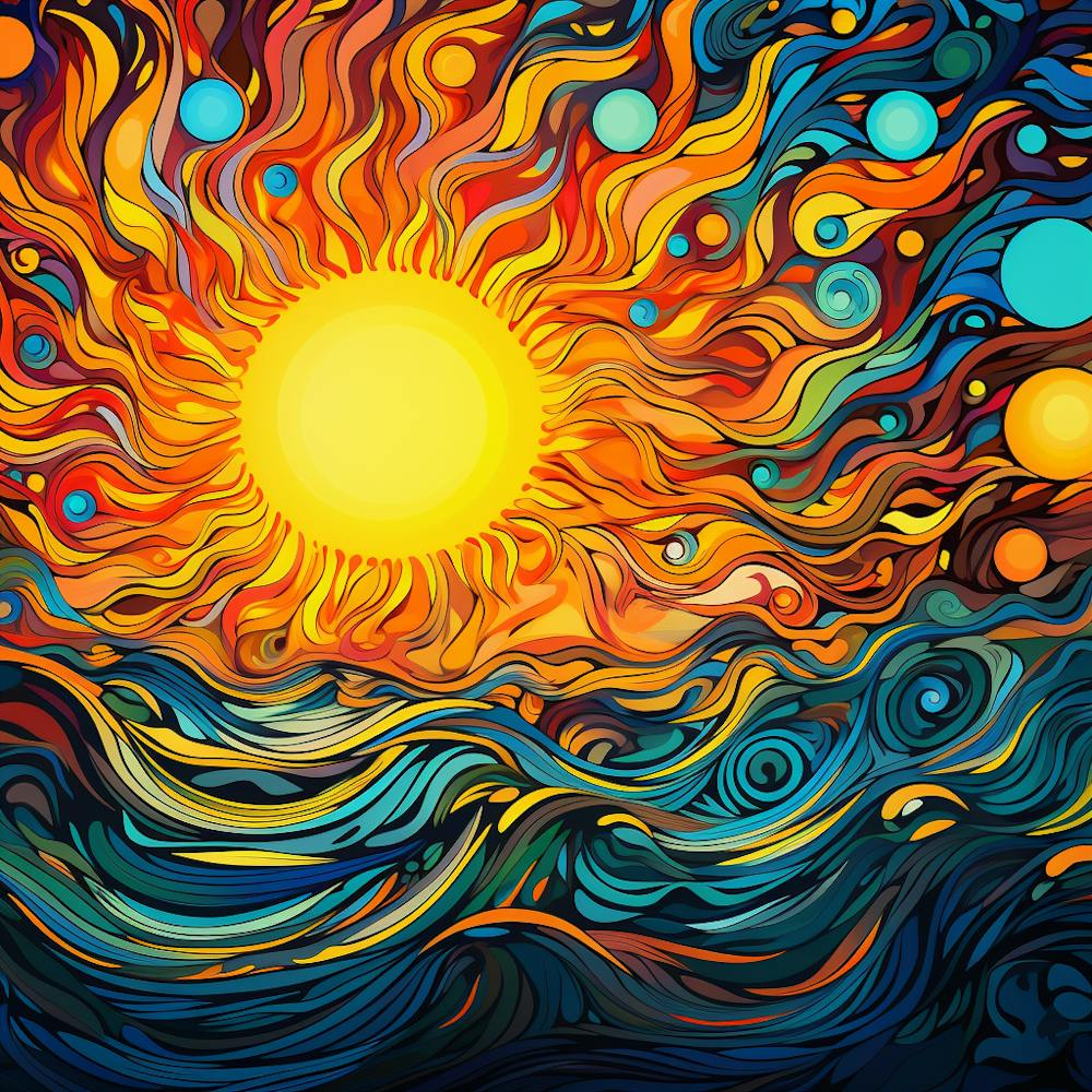 Abstract Of The Sun