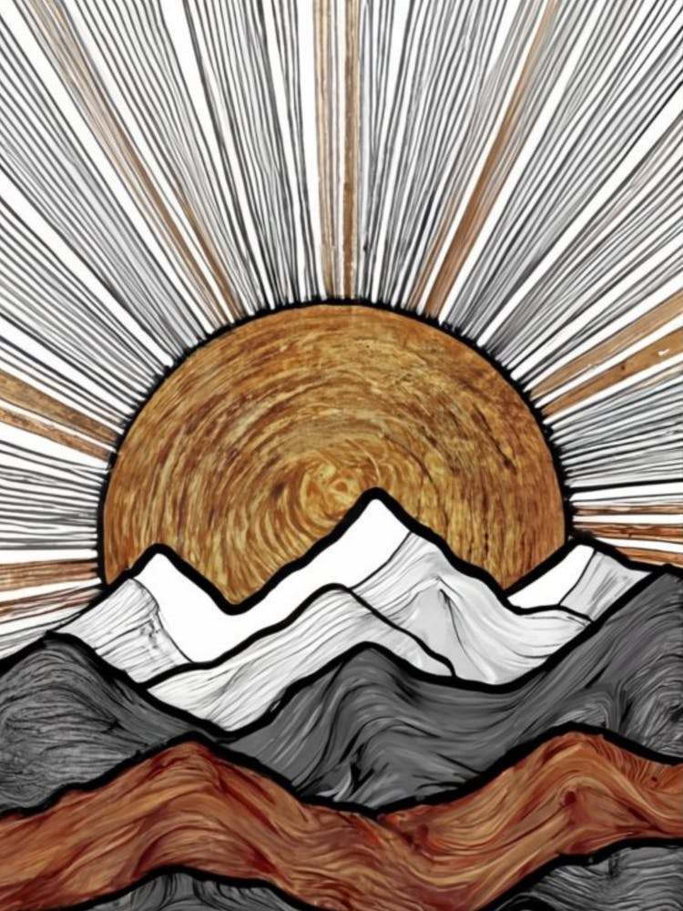 Sunrise Over The Mountains 3