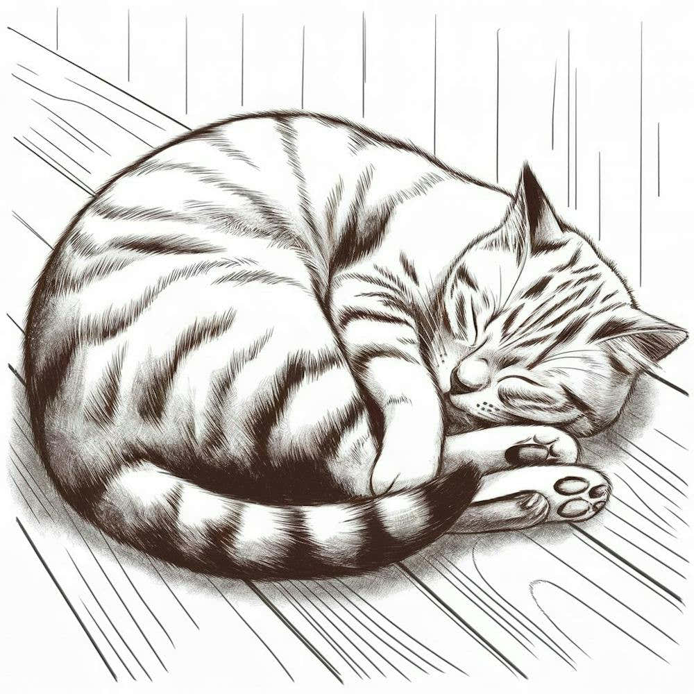 Sleeping cat