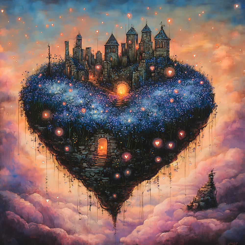 Floating Island Dreamy Batik Artworks 6