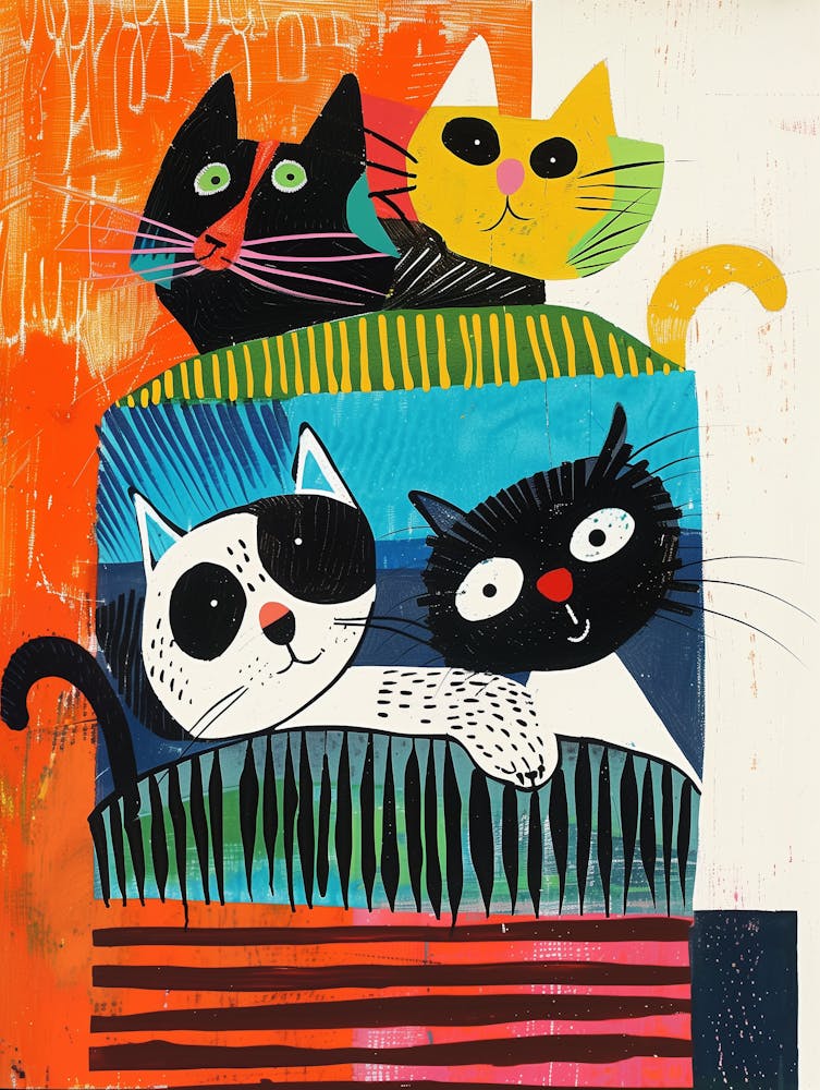 Three Cats 1