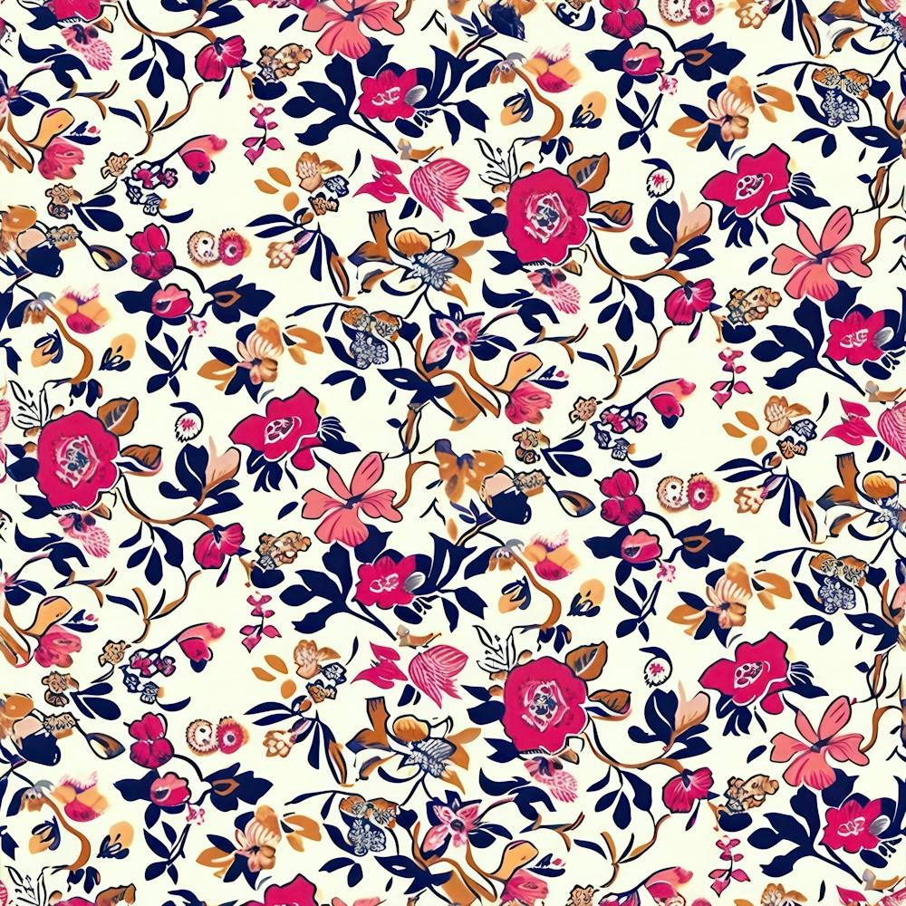 Bloom Burst London Fabrics Floral Pattern 5