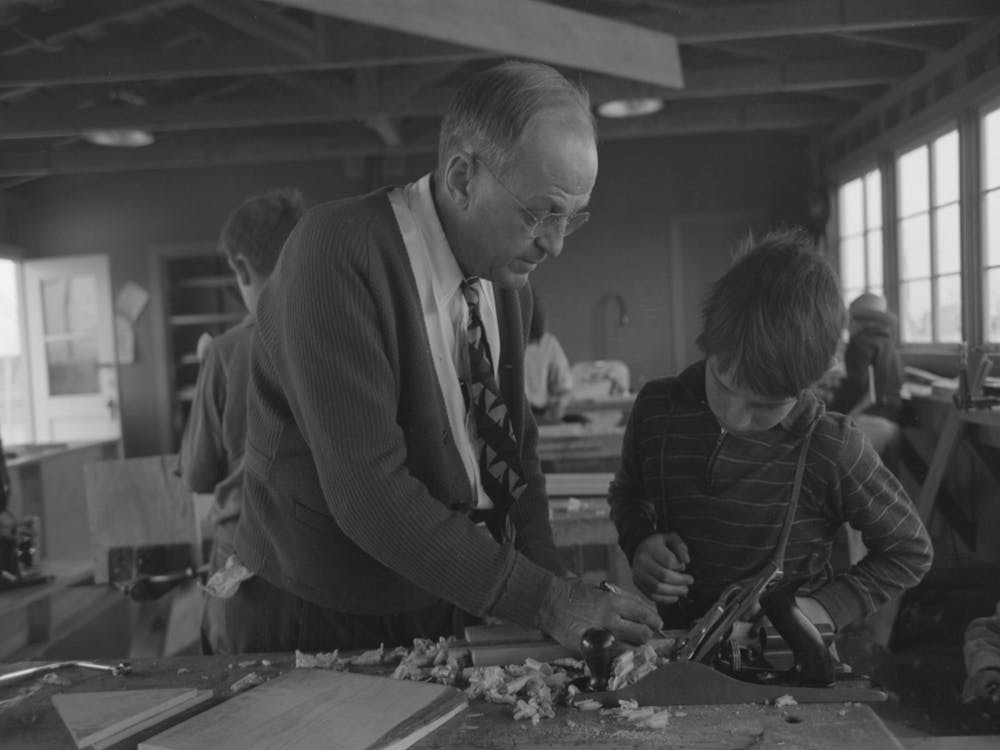 In The Woodwork Vocational Training Class, At The Fsa (Farm Security Administration) Farmworkers Communit