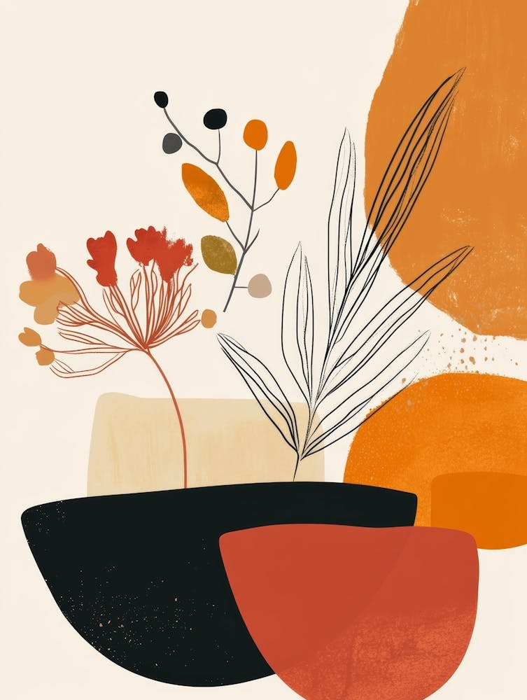 Abstract Floral Print 3