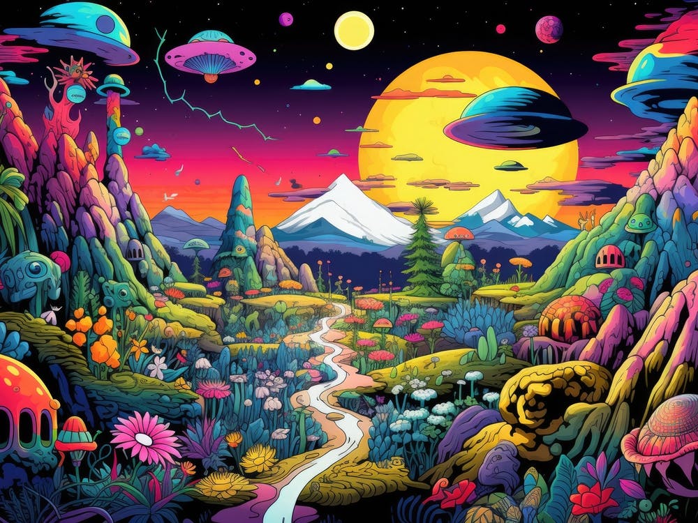 Psychedelic Landscape 4