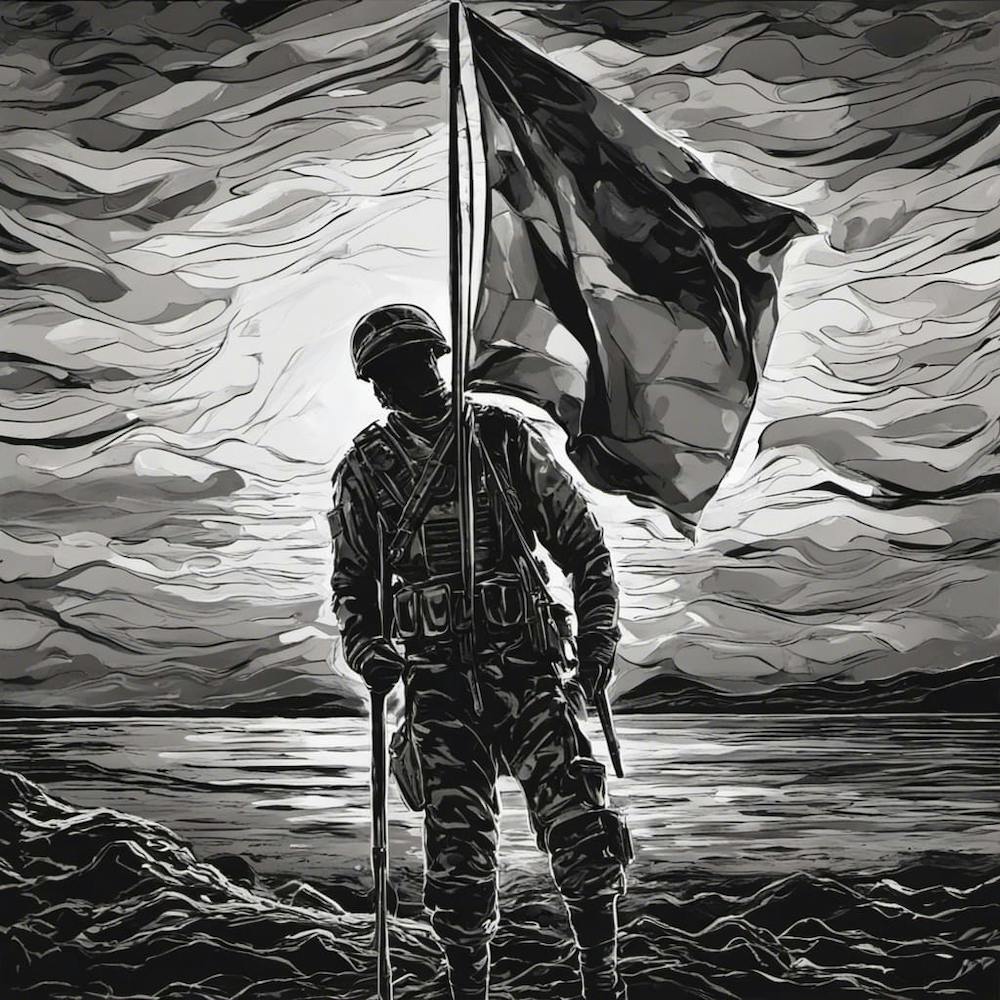 ight of a soldier