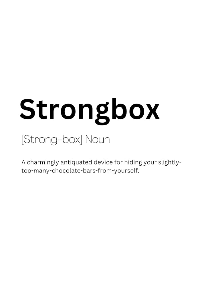 Strongbox Definition Meaning