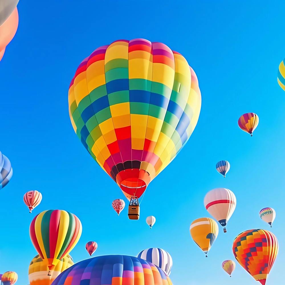 Hot Air Balloons In The Sky 2