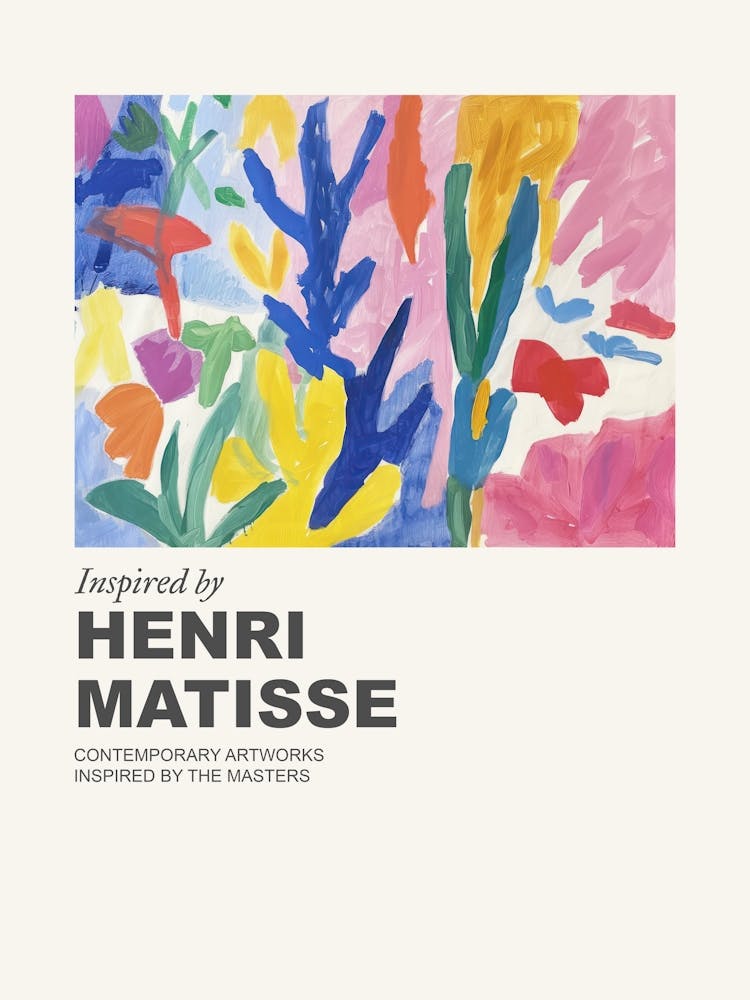 Museum Poster Inspired By Henri Matisse 7