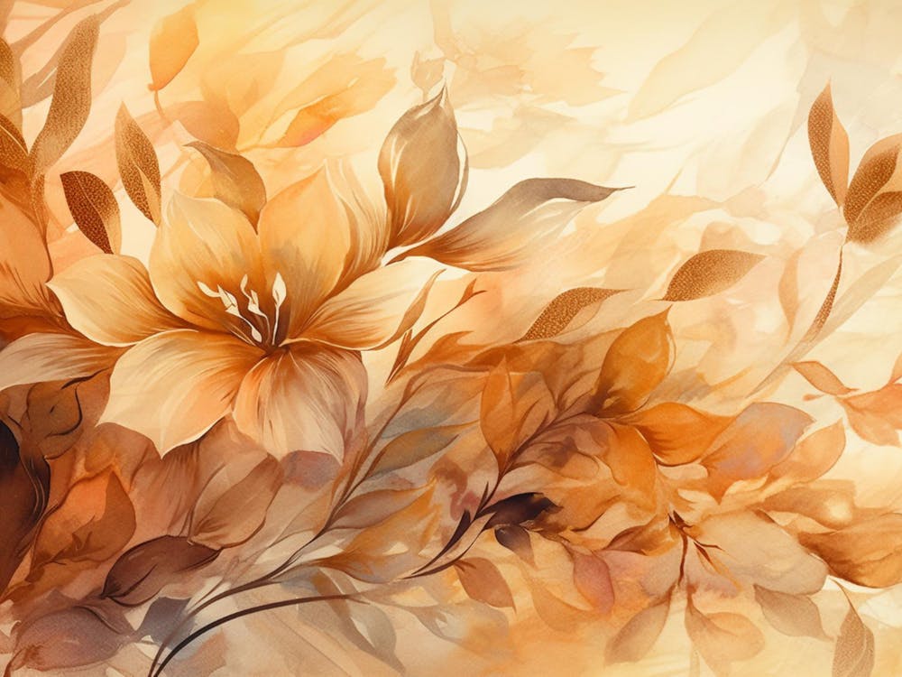 Abstract Floral Painting 2