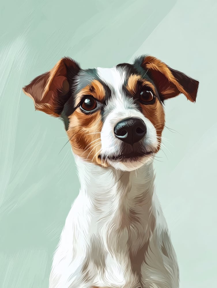 Jack Russell Terrier. Generated AI. 3
