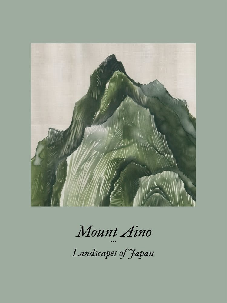 Landscapes Of Japan Mount Aino 64