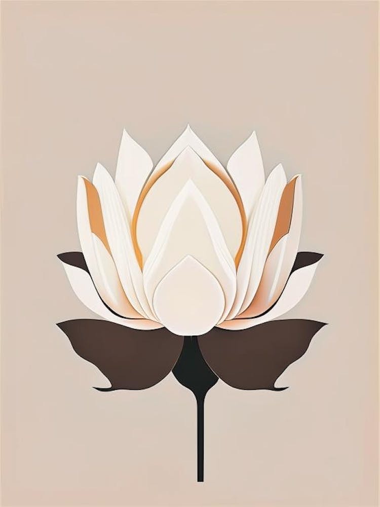 Giant Lotus Retro Minimal 6