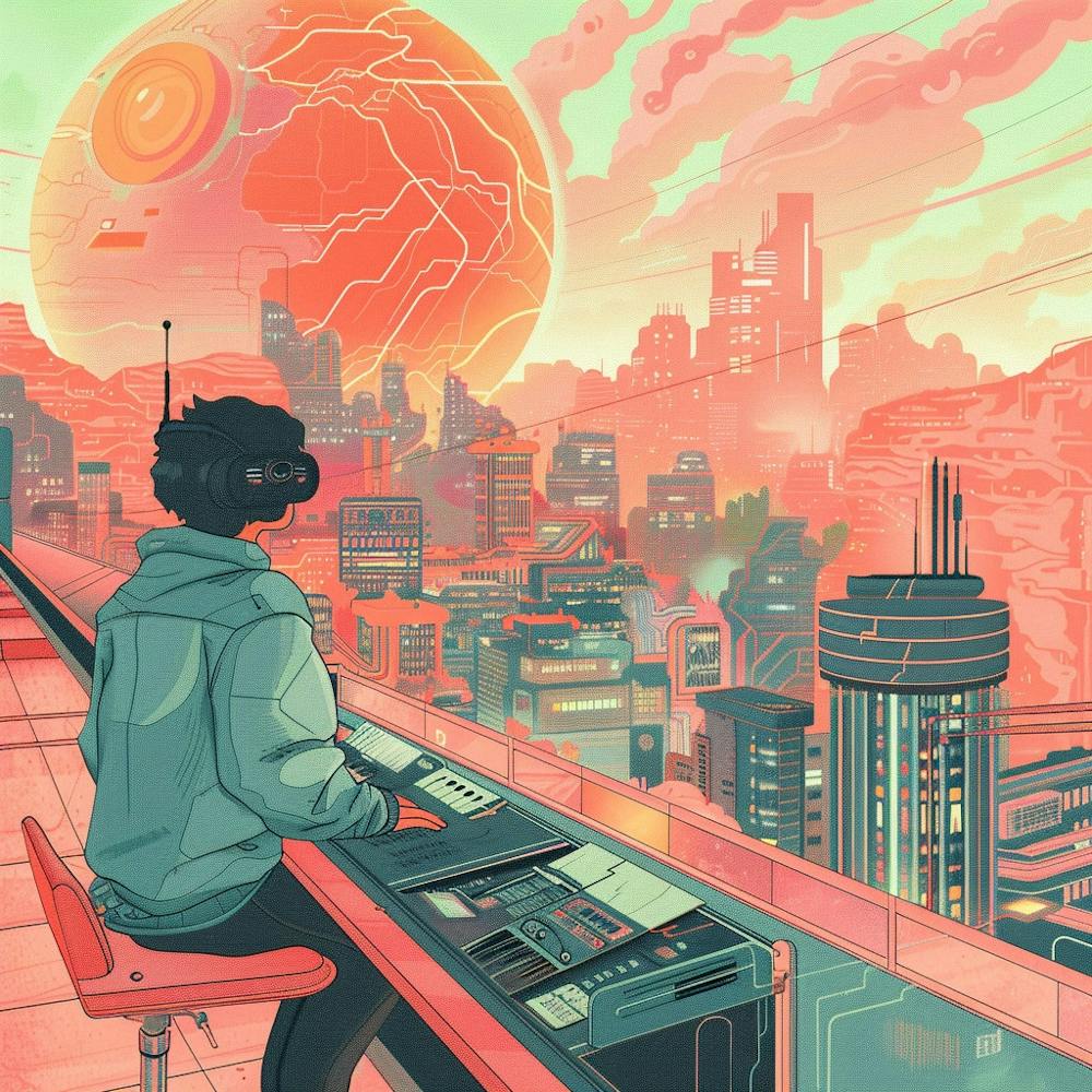 Futuristic Cityscape 4